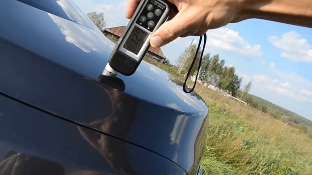 Проверка Toyota Camry толщиномером ET - 111 смотреть онлайн