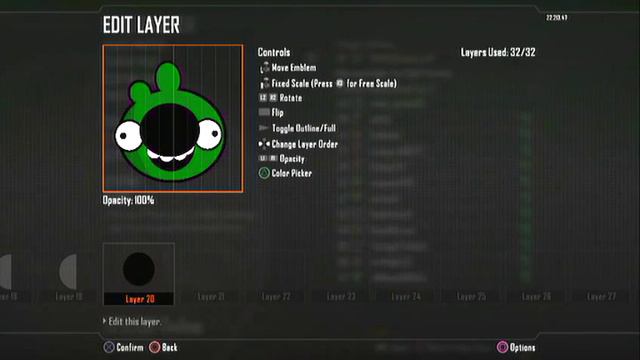 Call of Duty Black Ops 2 Angry Birds Green Pig Emblem Tutorial смотреть онлайн