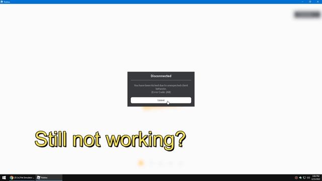 How to fix ROBLOX Error 268 | You have been kicked due to unexpected client behavior! смотреть онлайн