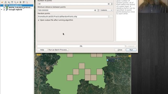 QGIS - Random Sampling смотреть онлайн