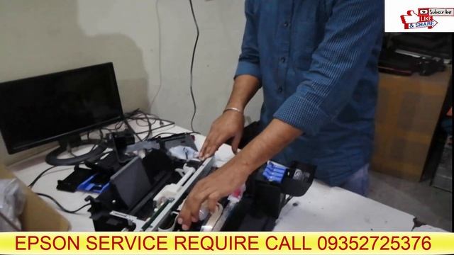 EPSON PRINTER L3110, L3115,L4150,L4160, L380 SERVICE REQUIRED SOLUTION COMPLETE ASSEMBLING 3110 смотреть онлайн