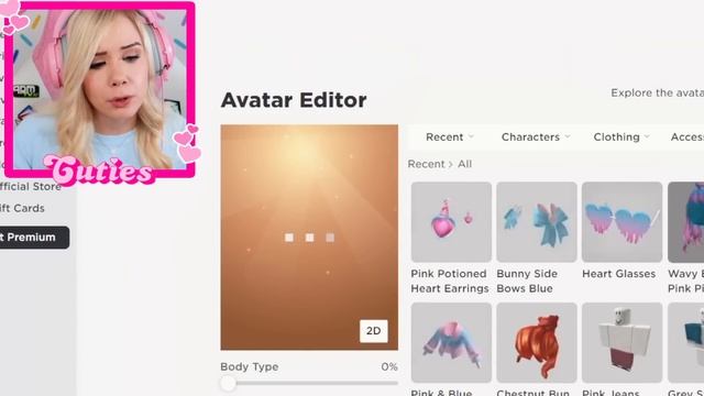 USING ONLY PINK AND BLUE TO MAKE A ROBLOX ACCOUNT! смотреть онлайн