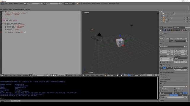 Let's Show #229 - Blender Python Tutorial - Property Slider in Custom UI #1 смотреть онлайн