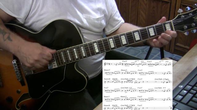 Birk's Works - guitar jazz cover - Yvan Jacques смотреть онлайн
