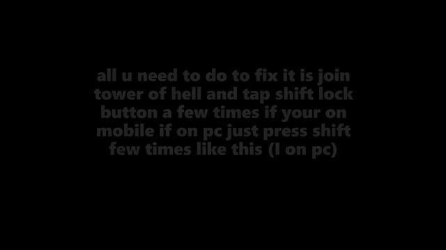 How to fix shift lock glitch in Roblox смотреть онлайн