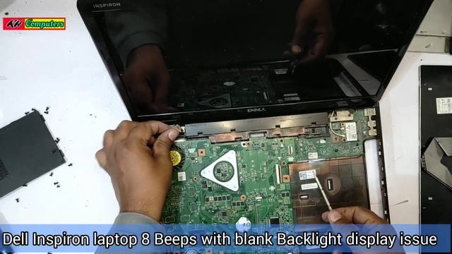 Dell Inspiron laptop 8 Beeps and Blank display || Easy fix @khcomputers смотреть онлайн