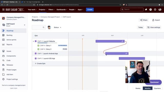 ConfluenceCloud - Embed Jira Roadmap смотреть онлайн