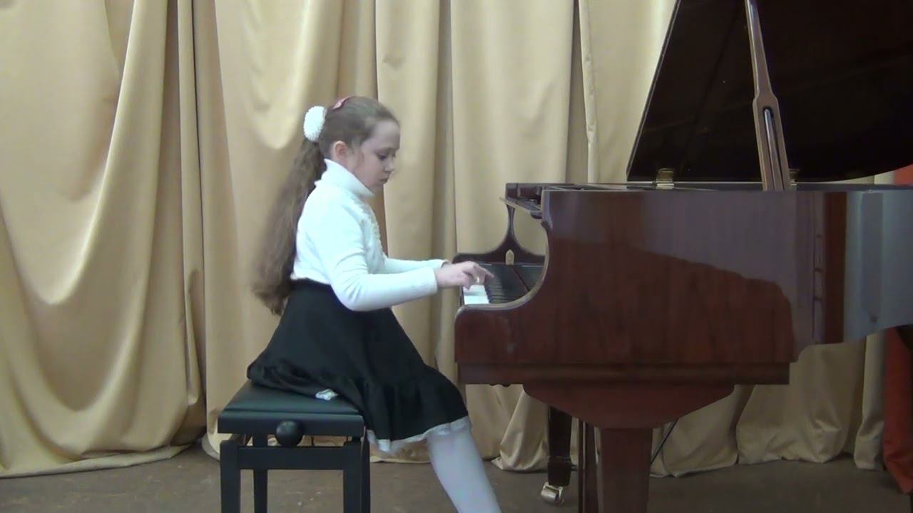 И.С. Бах 2-х голосная инвенция фа-мажор, Ф. Шопен «Забытый вальс» ля-минор Исп. Племенеченко Ольга смотреть онлайн