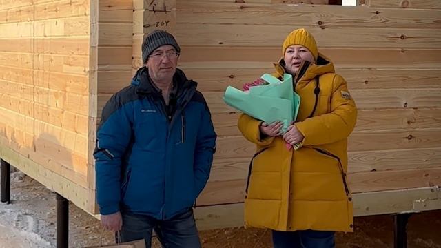 ДОМ 8х8 ИЗ ПРОФ БРУСА КАМЕРНОЙ СУШКИ / г.Усолье смотреть онлайн