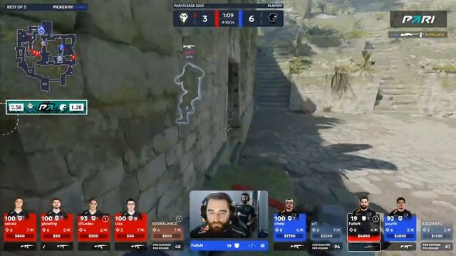 |RU| 9 Pandas vs. Furia |BO3| PARI Please 2023 смотреть онлайн