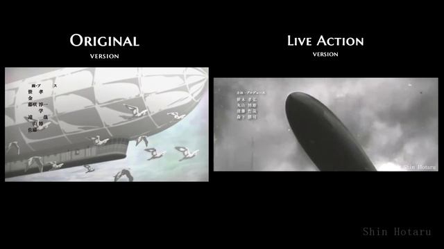 ATTACK ON TITAN The Final Season OP (Live Action Ver.) Comparison