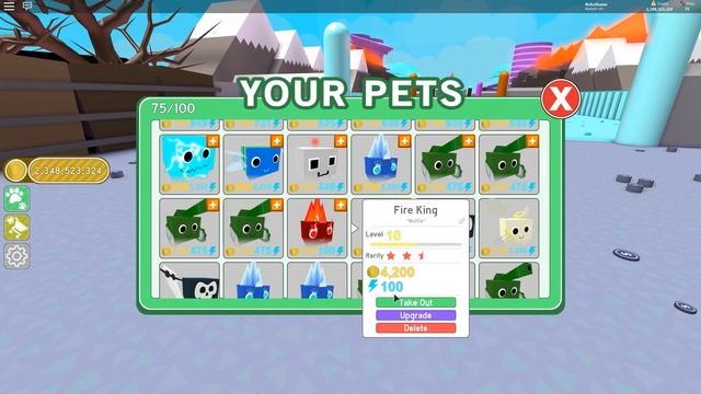 СИМУЛЯТОР ПИТОМЦЕВ САМАЯ ДОРОГАЯ КОМАНДА! 215 МИЛЛИАРДОВ ROBLOX PET SIMULATOR смотреть онлайн