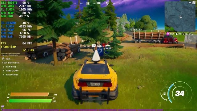 Fortnite GTX 1650Ti All settings tested || Lenovo Ideapad gaming 3 || i5 10300H 8 GB RAM #Fortnite смотреть онлайн