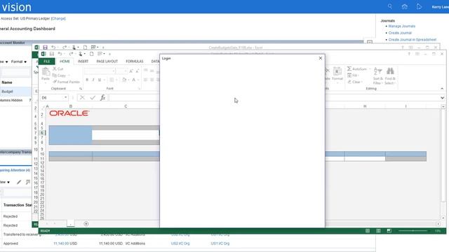 Upload budget data in Oracle General Ledger смотреть онлайн