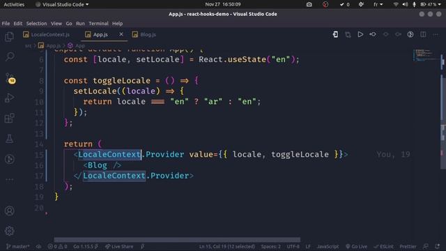 React Hooks - useContext смотреть онлайн