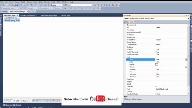 How to Use RequiredField Control For Validation in Asp.Net C# | Hind | Online Learning Classes смотреть онлайн