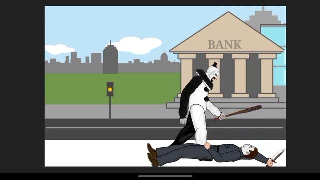 Art The Clown vs Micheal Myers | Drawing cartoon 2 смотреть онлайн