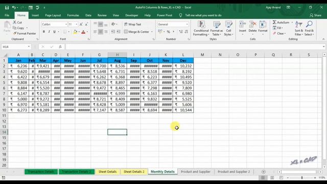 How to AutoFit Rows And Columns in MS Excel (3 Methods including Macro) смотреть онлайн