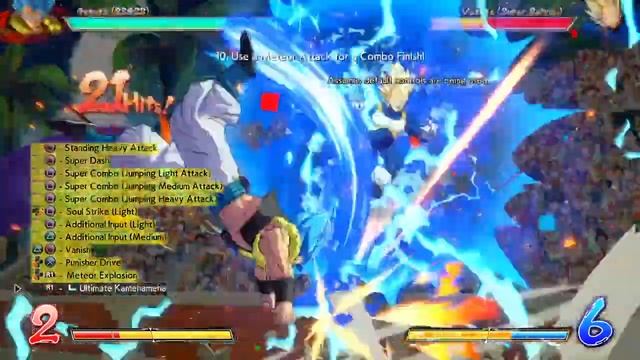 Dragon Ball FighterZ Gogeta (SSGSS) Combo Challenge 10 смотреть онлайн