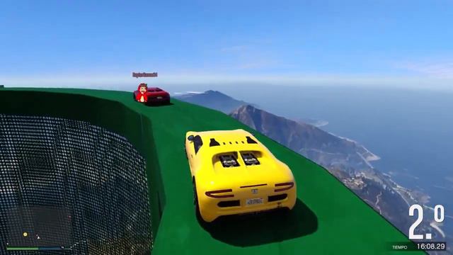 1000% невозможный вызов льда и огня!! MIK MIKECRACK ГОНКИ GTA 5 ОНЛАЙН # 8 смотреть онлайн