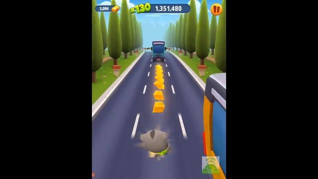 Talking Tom Gold Run Ipad Gameplay - Talking Tom Vs Raccoon Robber