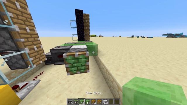 Minecraft | Sliding 5x5 Piston Door (Redstone Tutorial) смотреть онлайн