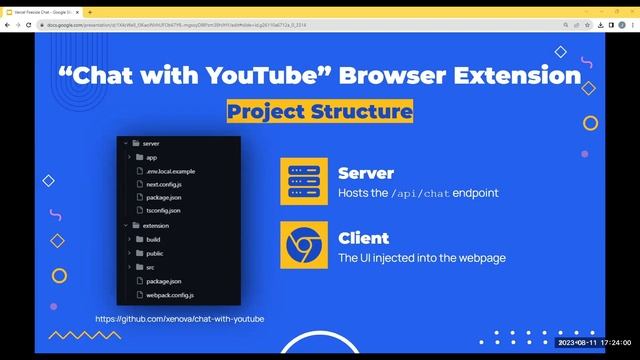Building a YouTube video chatbot | Vercel AI Accelerator (Hugging Face) смотреть онлайн