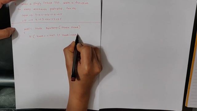 Given a singly linked list, write a function to swap elements pairwise. смотреть онлайн