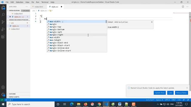 Demo Tạo Responsive Sidebar Cho Trang Admin Dashboard - Part 1 смотреть онлайн