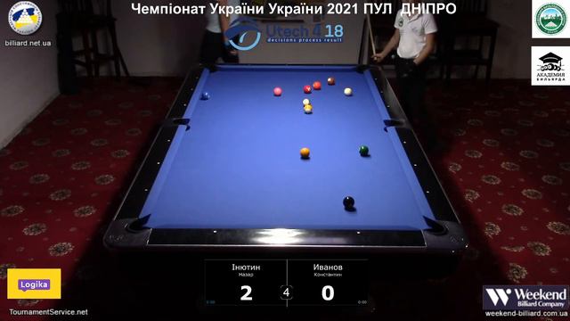 Чемпіонат України 2021 серед юніорів та дівчат "Пул-14+1 та 10" смотреть онлайн