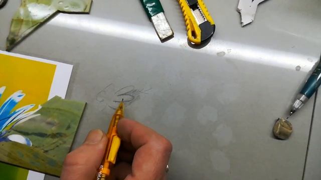 Флорентийская мозаика. Урок 5. Работа с фоновым камнем. смотреть онлайн