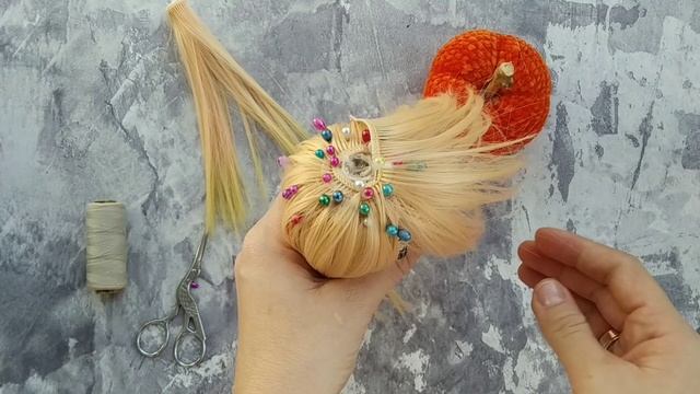 МК Волосы для куклы. Как я креплю трессы #волосыкукле смотреть онлайн
