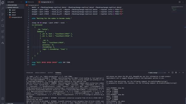 MongoDB - Replica Set With Authorization - TR смотреть онлайн