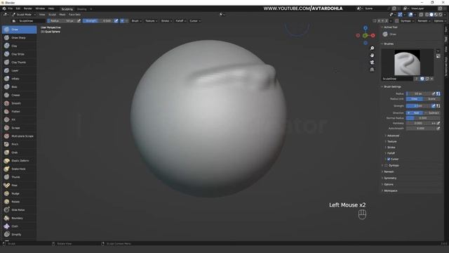 Class 01- How to Start Sculpting - Blender 3D | Sculpting Full Course for Beginners || Avtar Dohla смотреть онлайн