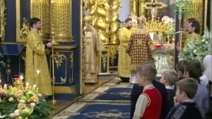 Трансляция Божественной литургии из Николо-Богоявленского морского собора города Санкт-Петербурга