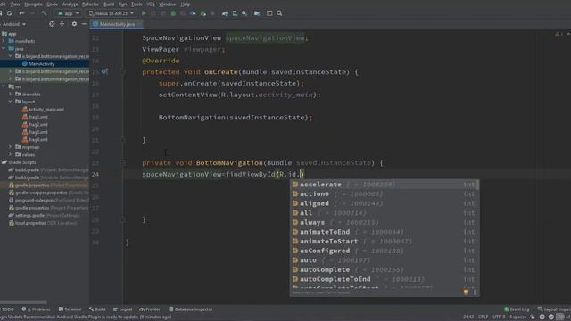 how make bottomnavigation in android | JAVA смотреть онлайн
