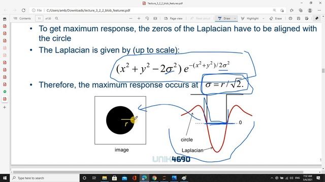 LoG and DoG blobs detection in computer vision شرح عربي смотреть онлайн
