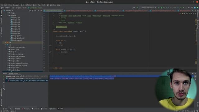 Stałe w Java. Słowo kluczowe final. Clean Code смотреть онлайн