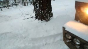 Замерзли тормоза,уралNEKCT4×4