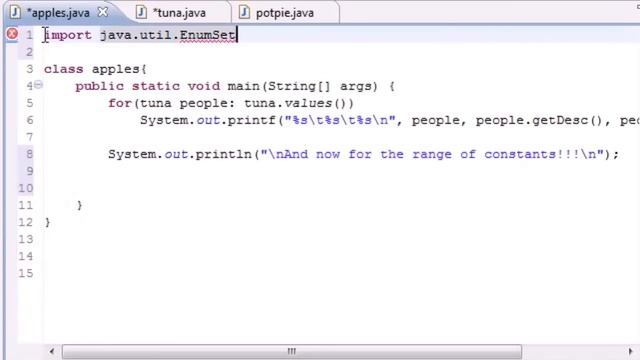 Beginner Java Programming Tutorial-45-EnumSet Range (Tutorial World) смотреть онлайн