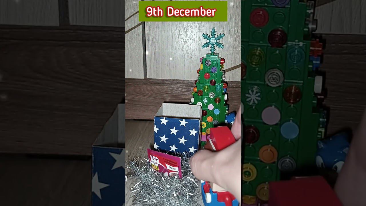 My Christmas & New Year Advent Calendar mini surprises by Lego Super Mario & Luigi. Day 9 #shorts смотреть онлайн