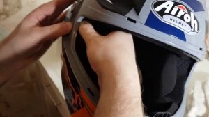 Как разобрать шлем Airoh