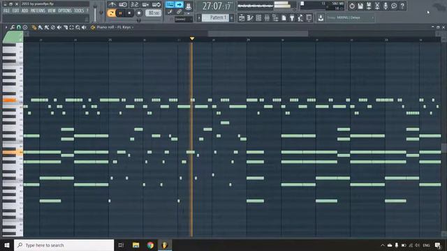 Sleepy Hallow - 2055 (MIDI + FLP) (FL Studio Piano Tutorial / Cover) смотреть онлайн