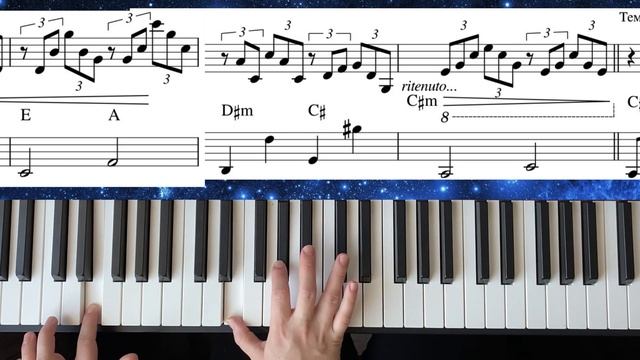 Красивая мелодия на пианино НЕЖНОСТЬ.