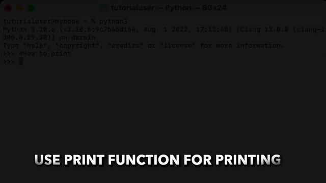 How to Print In Python смотреть онлайн