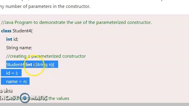 Constructor and its types in java, Unit III, II B,Sc(CS) & BCA, R.A.College for Women , TVR смотреть онлайн