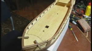 CORSAIR постройка деревянной модели корабля