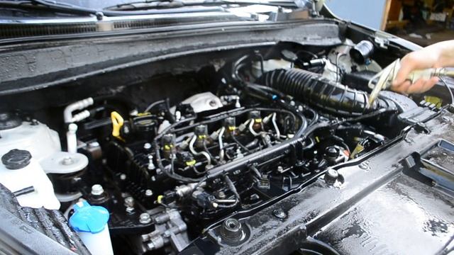 Качественная мойка двигателя/Детейлинг двигателя Hyundai ix 35 смотреть онлайн