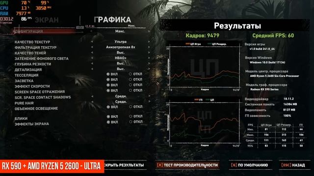 AMD RX 590 ТАЩИТ НА УЛЬТРАХ? - Тест 8 игр и Бенчмарк смотреть онлайн