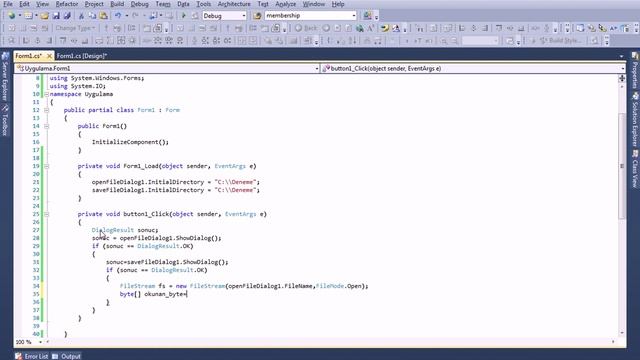 File Stream Nesnesi İle Dosya Kopyalama смотреть онлайн